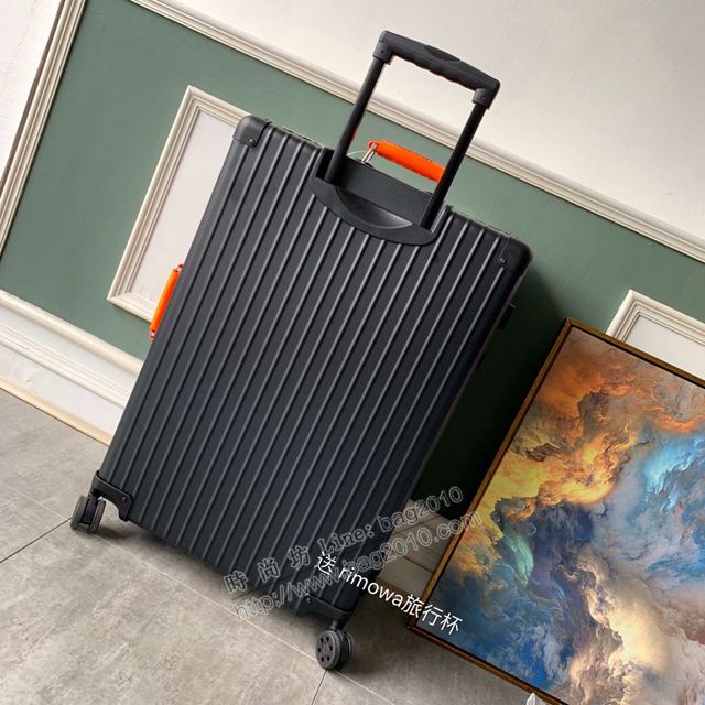 Rimowa拉杆箱 66654 Rimowa x AMBUSH 全鋁鎂合金 全新亮橘色手柄 日默瓦拉箱 行李箱xzx1161